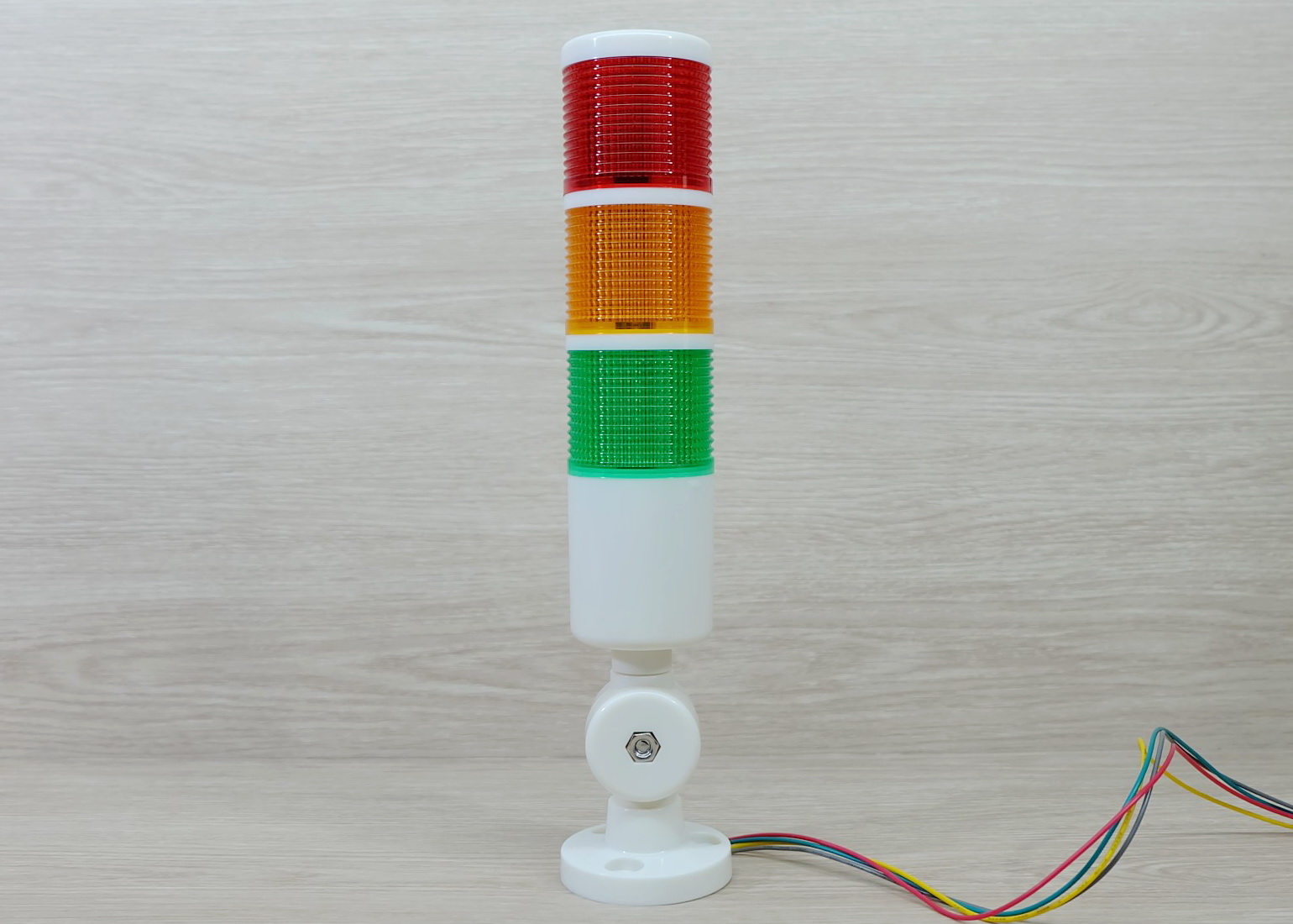 LED 12-24V DC (BEM-X-50-3U-D) Stack Alarm LED Indicator Lamp (Red, Yellow, Green, มีเสียง ไม่กระพริบ)