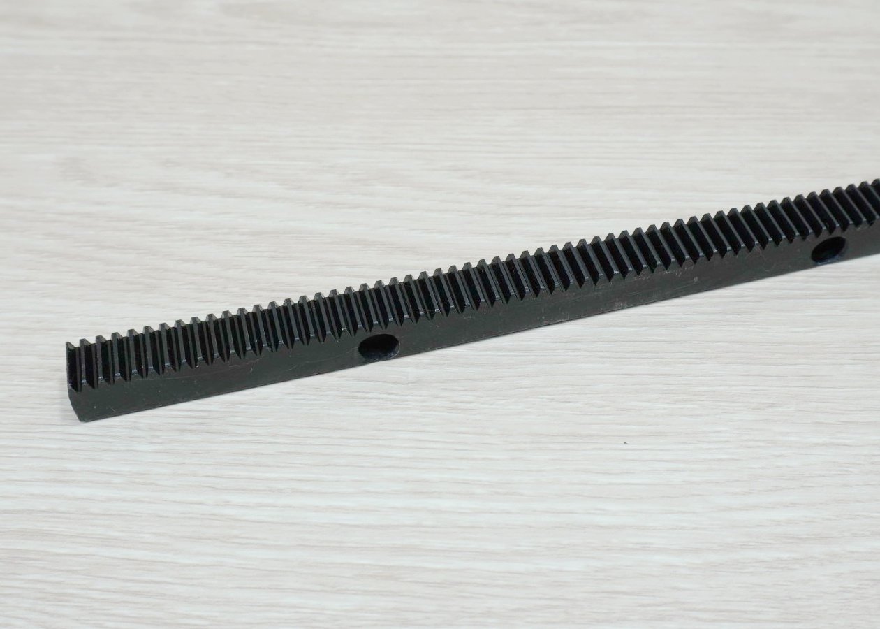 1.0 Mod 15x15x500mm Gear Rack Precision - Hole Spacing 100 mm