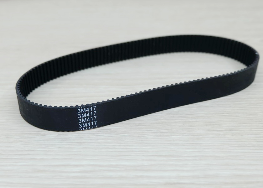 HTD-3M Width 15mm Timing Belt Closed Loop Length 417mm Rubber