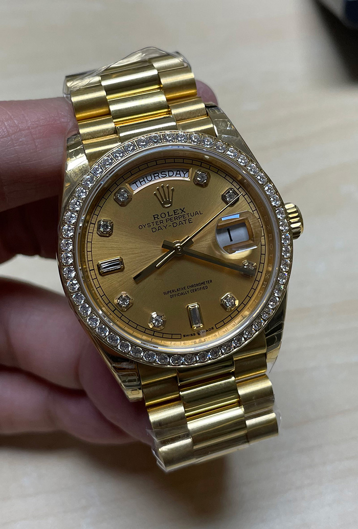 ROLEX DAY-DATE 36 MM. YELLOWGOLD ( EWF )