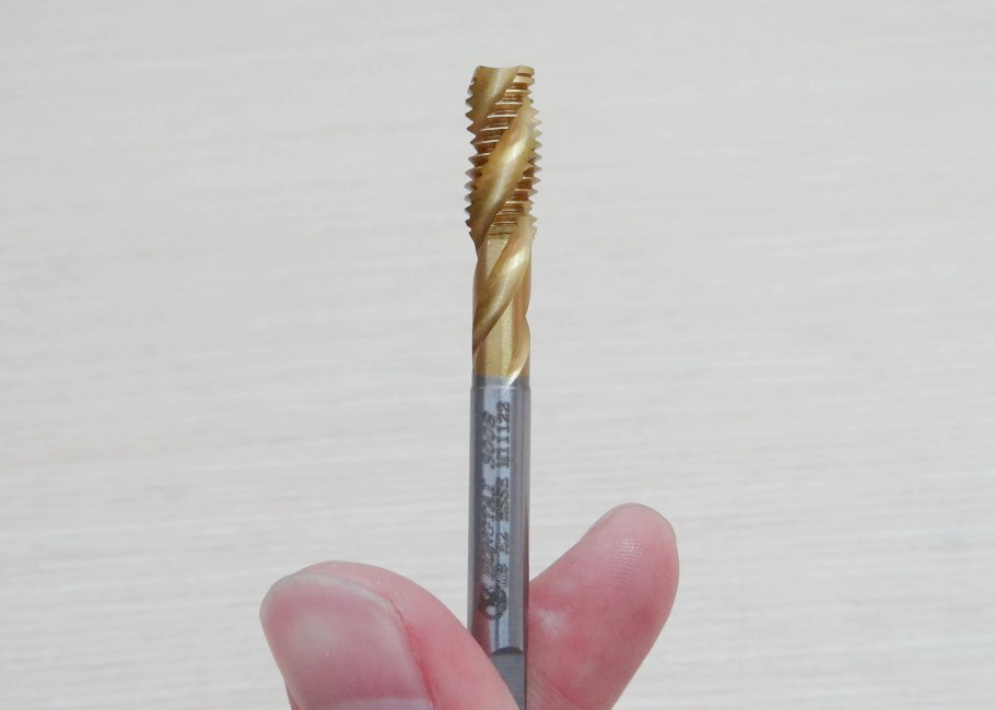 Titanium Coated Thread Tap M8 x 1.25 HSSE Screw Tap