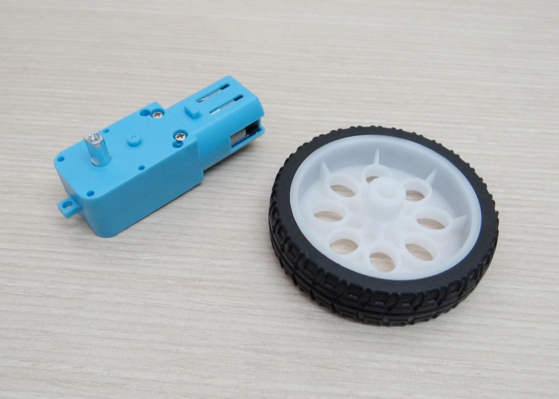 521 Rubber Wheel Robot Tires TT Motor Robot Smart Car Platform