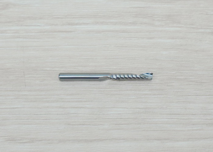 Wood/Acrylic - 3.175x3.175x17mm Single Flute Bit Carbide End Mill (SHKxCEDxCEL) เกรด 3A