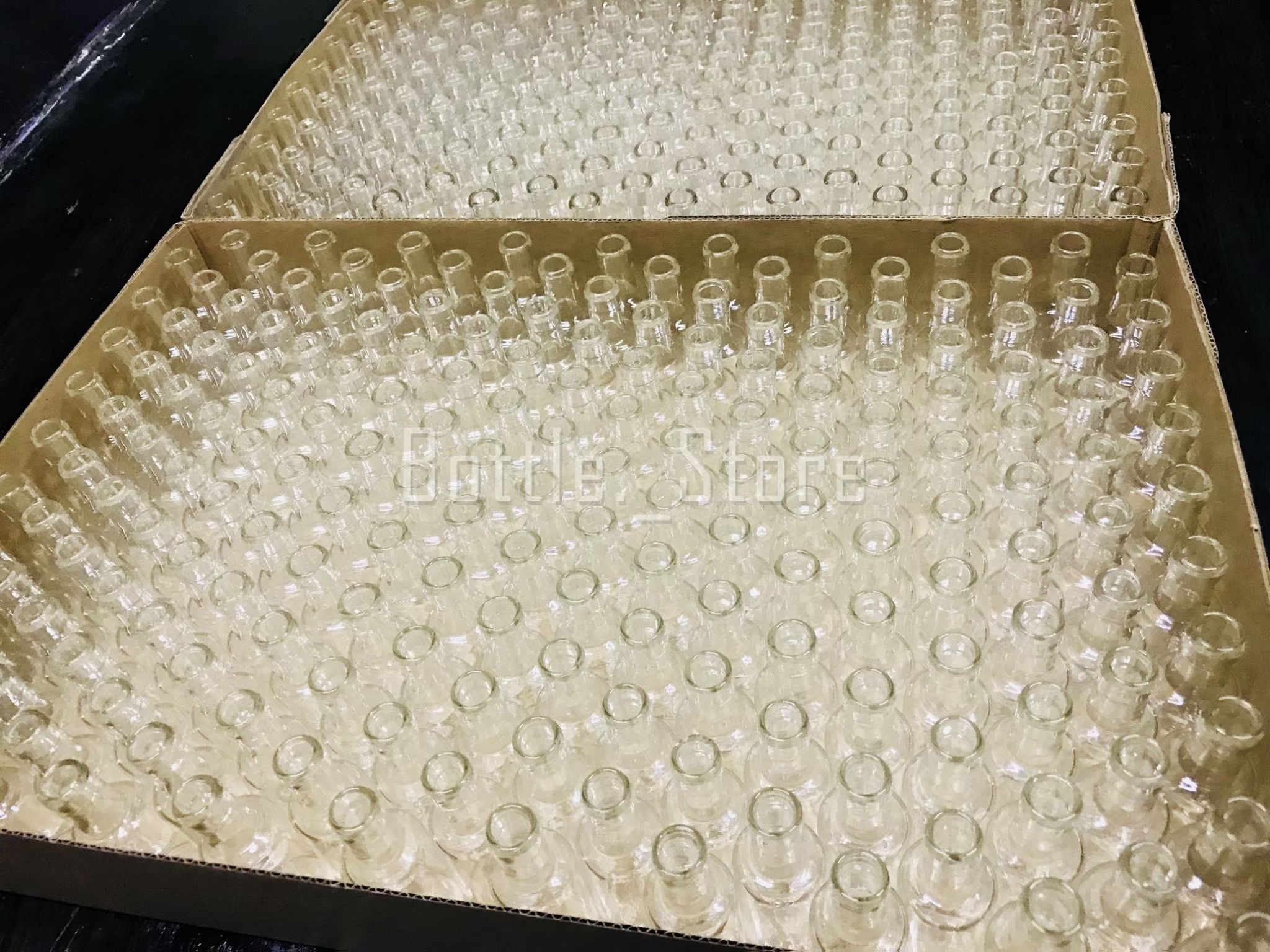 ขวดแก้ว ไวน์ 15ml สีใส ฝาก๊อก