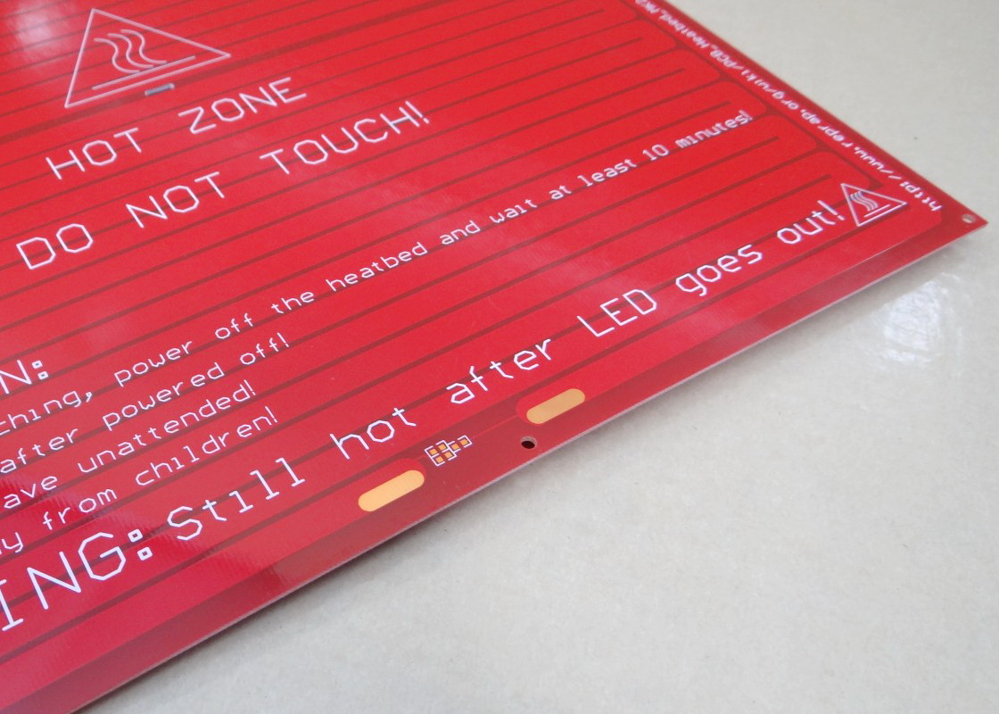 MK2A 300x300mm PCB Heatbed 24V