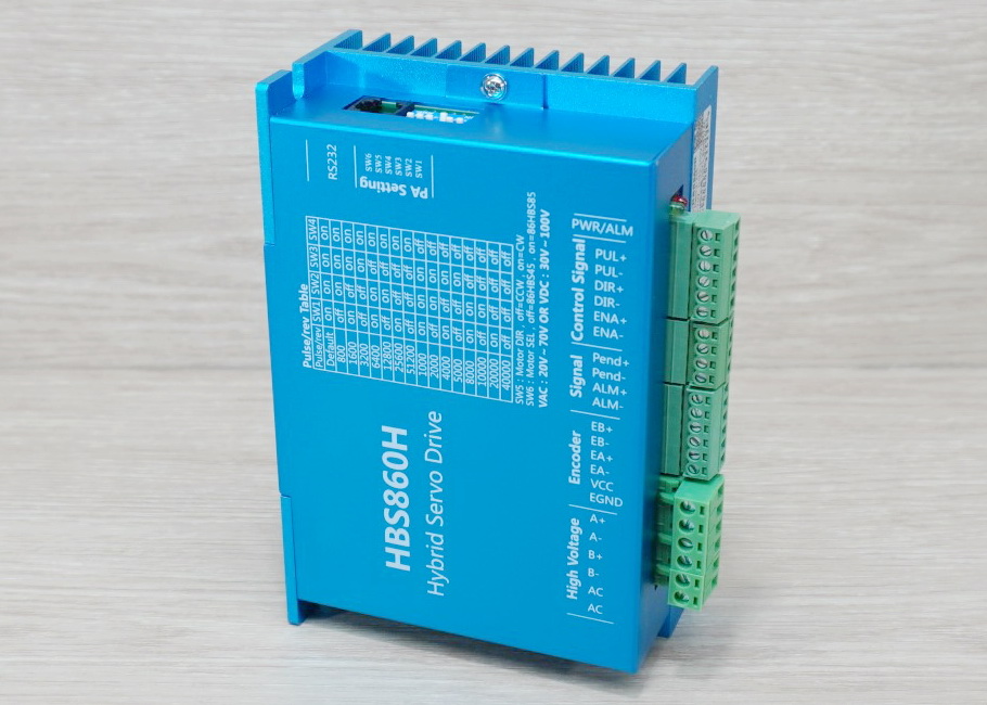 HBS860H Closed-Loop Hybrid Stepper Motor Drive With RS232 Port For Servo Motor (Nema34)