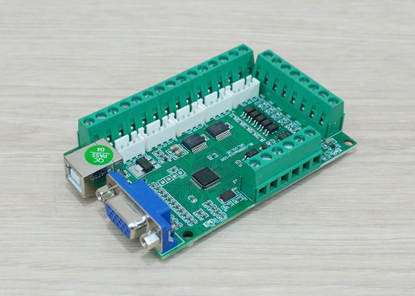 5-Axis USB V3.25 CNC Breakout Board 100KHz for MACH3 + สาย USB-1.5M + แถม CD