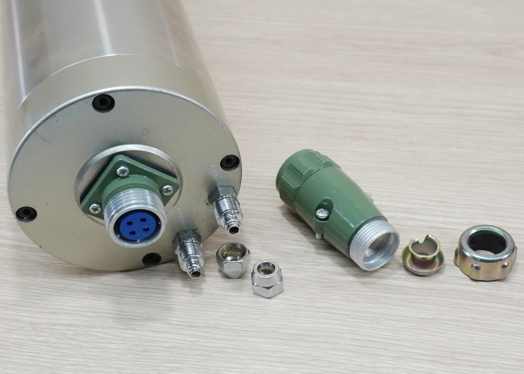 3.2 kw 220V ER20 Water Cooled Spindle Motor (4 Bearing) GDZ-100-3.2 Ø100x220 mm