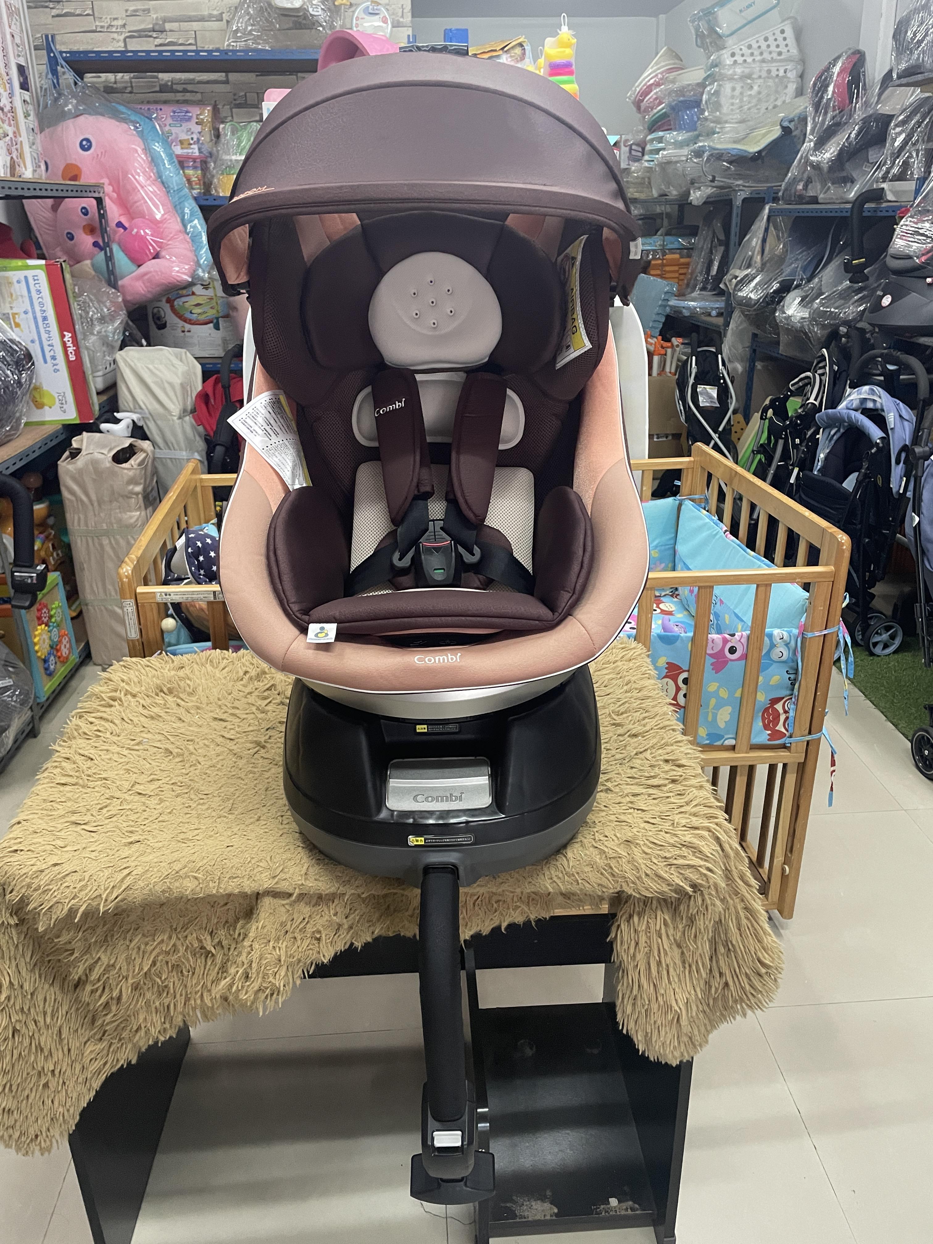 Combi คาร์ซีท Combi Crading 360 NC570 0-4ขวบ หมุน360 มีขาค้ำเป็นตัวท็อปสุดของรุ่น NEROOM