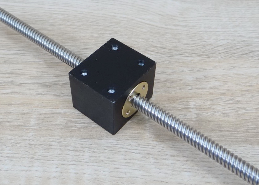 Aluminium housing สำหรับ Nut ลดการคลอน T8 (White)