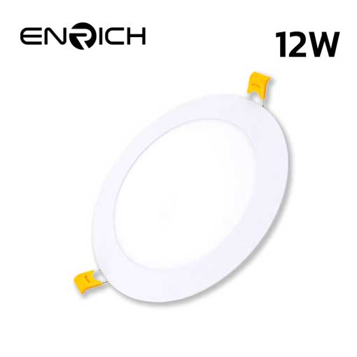 ดาวน์ไลท์ LED หน้ากลม 12W ENRICH SLIM D