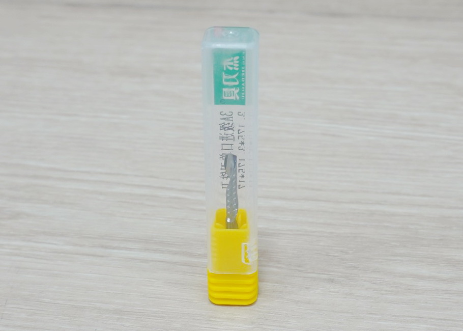 Wood/Acrylic - 3.175x3.175x17mm Single Flute Bit Carbide End Mill (SHKxCEDxCEL) เกรด 3A