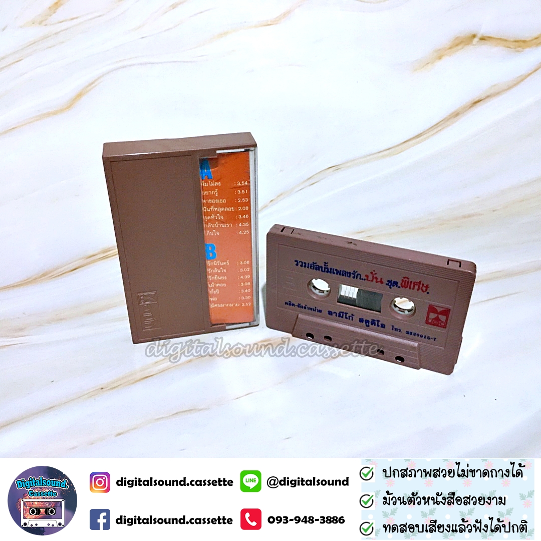 ขายเทปเพลง เทปคาสเซ็ท ปั่น ไพบูลย์เกียรติ เขียวแก้ว อัลบั้ม รวมอัลบั้มเพลงรักชุดพิเศษ