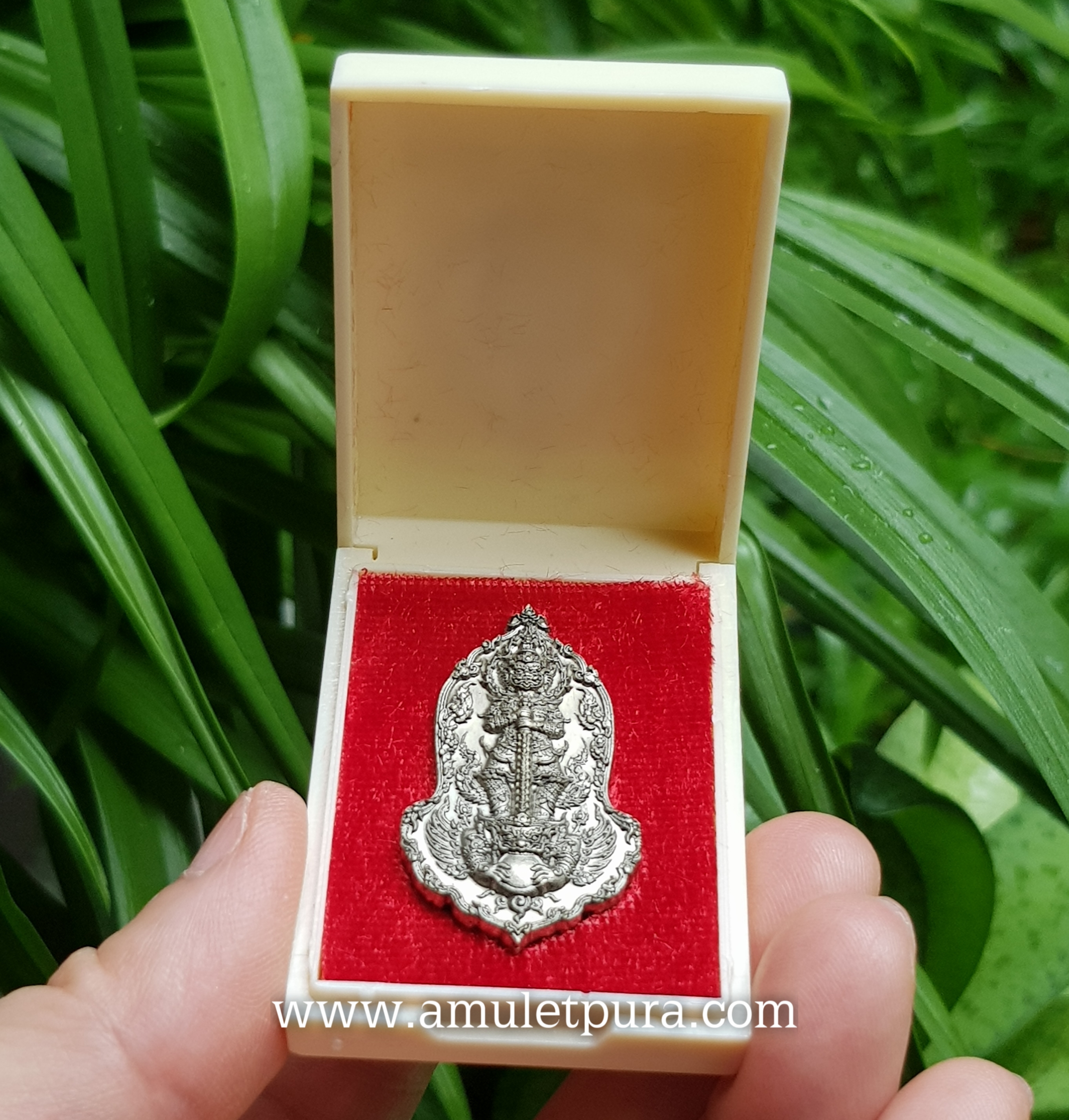 ท้าวเวสสุวรรณลาภ (อัลปาก้าซาติน) รุ่นยักษ์รวยทันใจ ปี63 วัดพระธาตุจอมหงส์ จ.เชียงราย (มีโค้ด หมายเลข80)