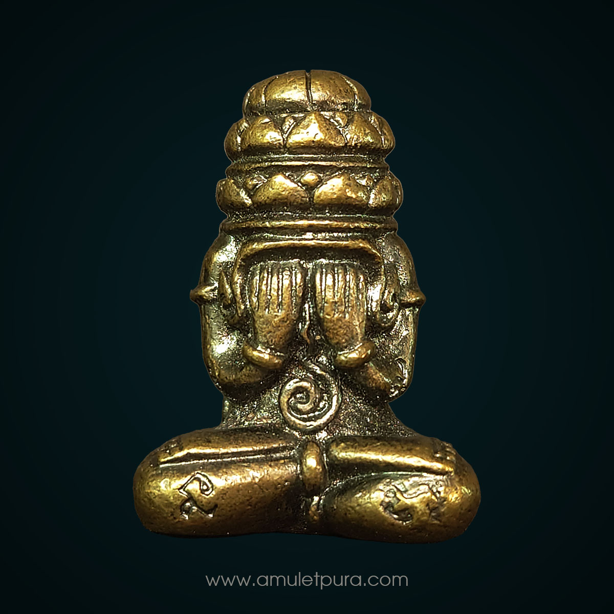 พระปิดตาพังพระกาฬ รุ่นเหล็กไหลพันล้าน ปี59 วัดแดงประชาราษฏร์ จ.นนทบุรี (มีโค้ด บรรจุกริ่ง ซึ่งเป็นแร่เหล็กไหลจากเขาอึมครึม)