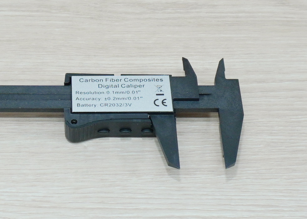 Digital Caliper 0-150mm, Accuracy ±0.2mm (Carbon Fiber Composite)