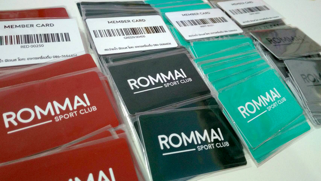 บัตรตัวอย่าง สปอตคลับ สโมสร บัตรชมรม บัตรกีฬา