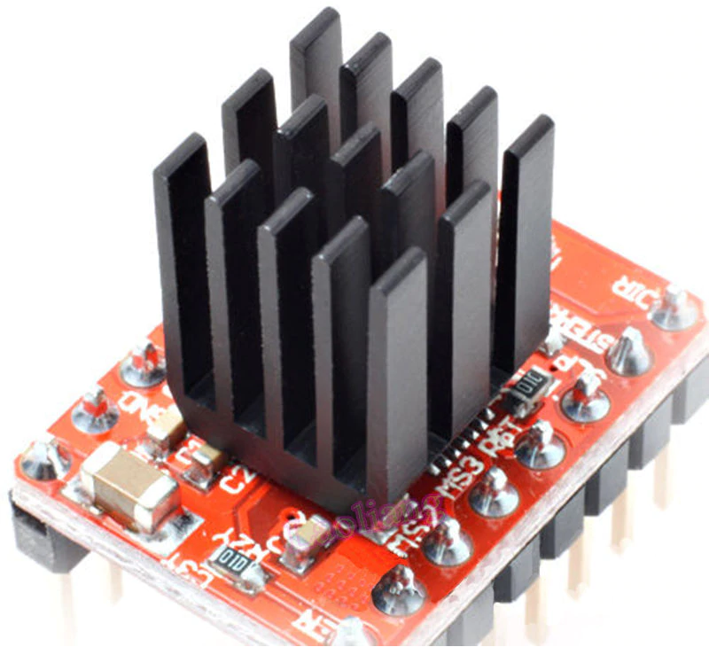 Black Aluminum Heat Sink 9x9x12mm