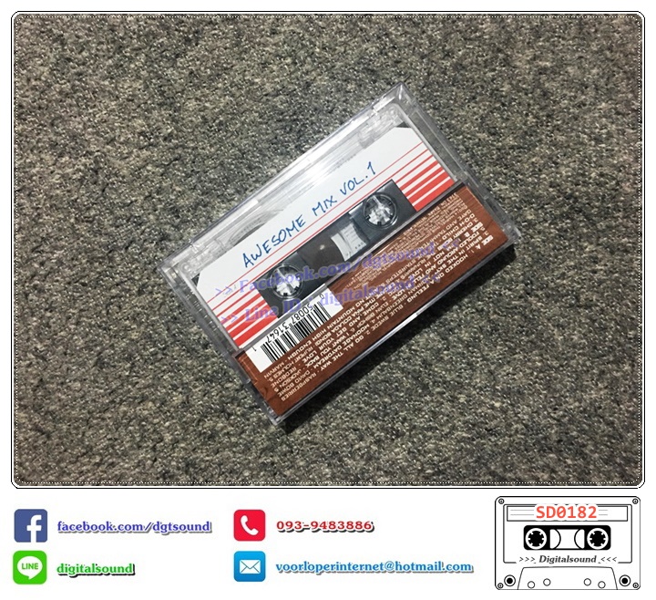 เทปคาสเซ็ท guardians of the galaxy vol 1 (Soundtrack) อัลบั้ม awesome mix vol 1 (ซีลมือหนึ่ง)