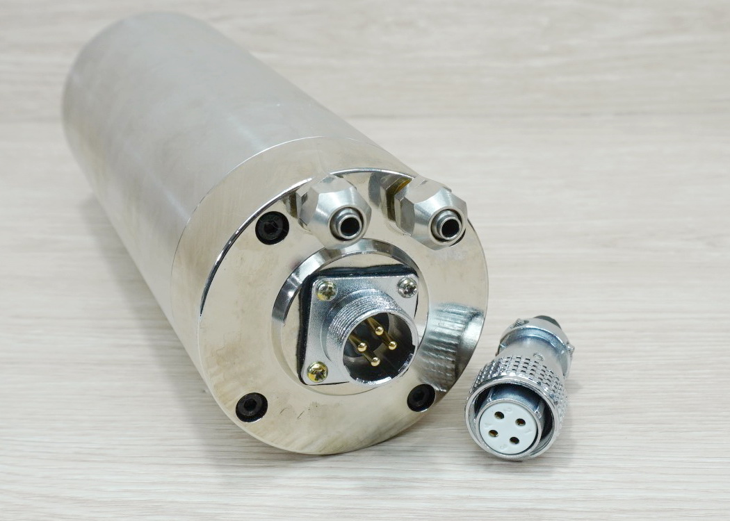 2.2 kw 220V ER20 Water Cooled Spindle Motor (4 Bearing) GDZ-80-2.2A Ø80x213