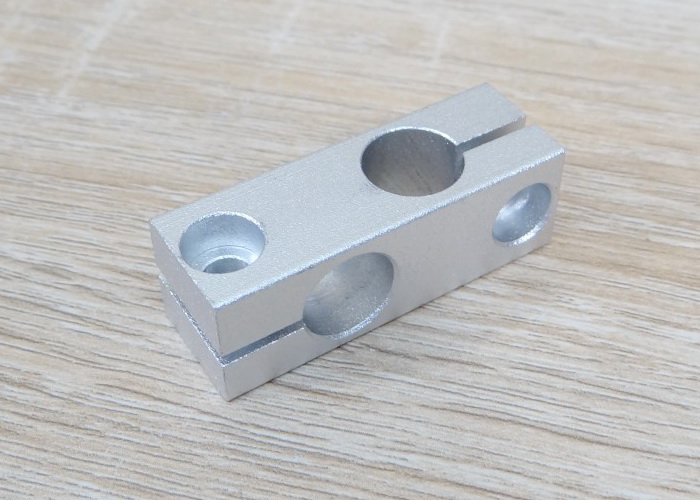 12mm x 12mm Holes Cross Shaft Support Aluminum Alloy