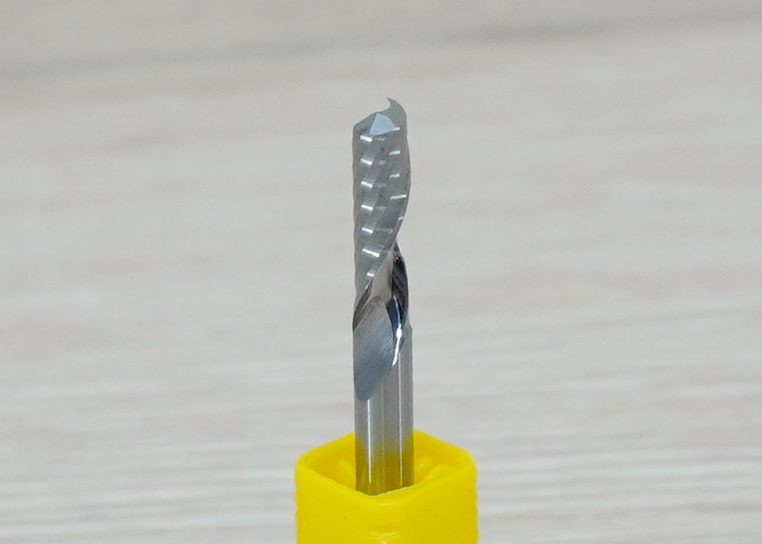 Wood/Acrylic - 4x4x15mm Single Flute Bit Carbide End Mill (SHKxCEDxCEL) เกรด 3A