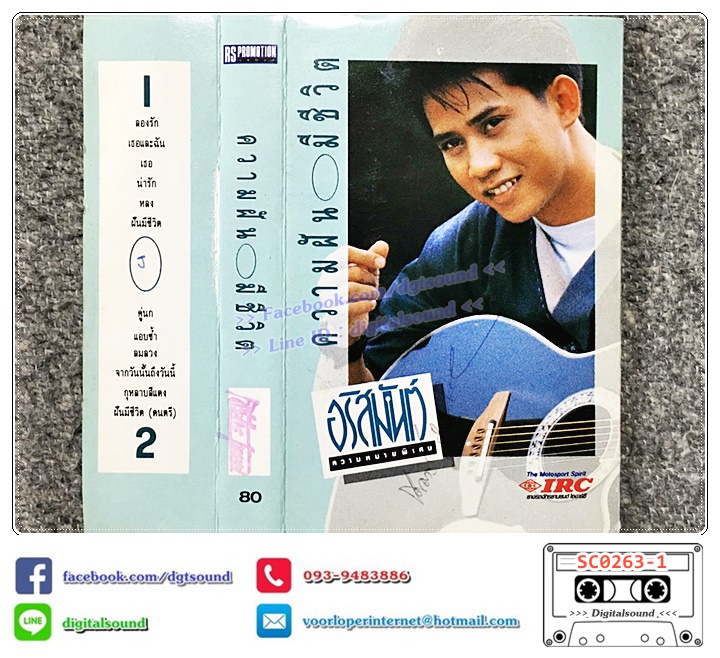 เทปคาสเซ็ท อริสมันต์ พงษ์เรืองรอง อัลบั้ม ความหมายพิเศษ ความฝันมีชีวิต