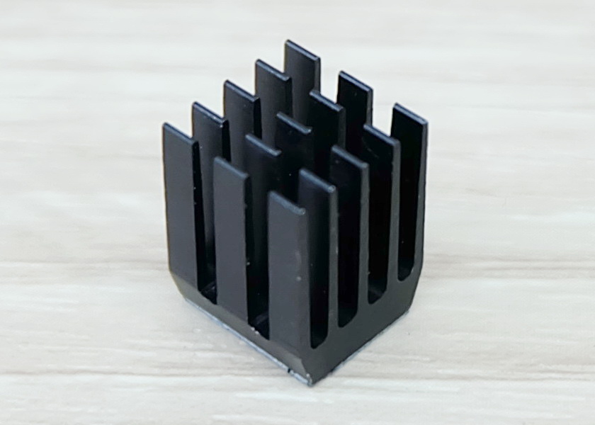 Black Aluminum Heat Sink 9x9x12mm