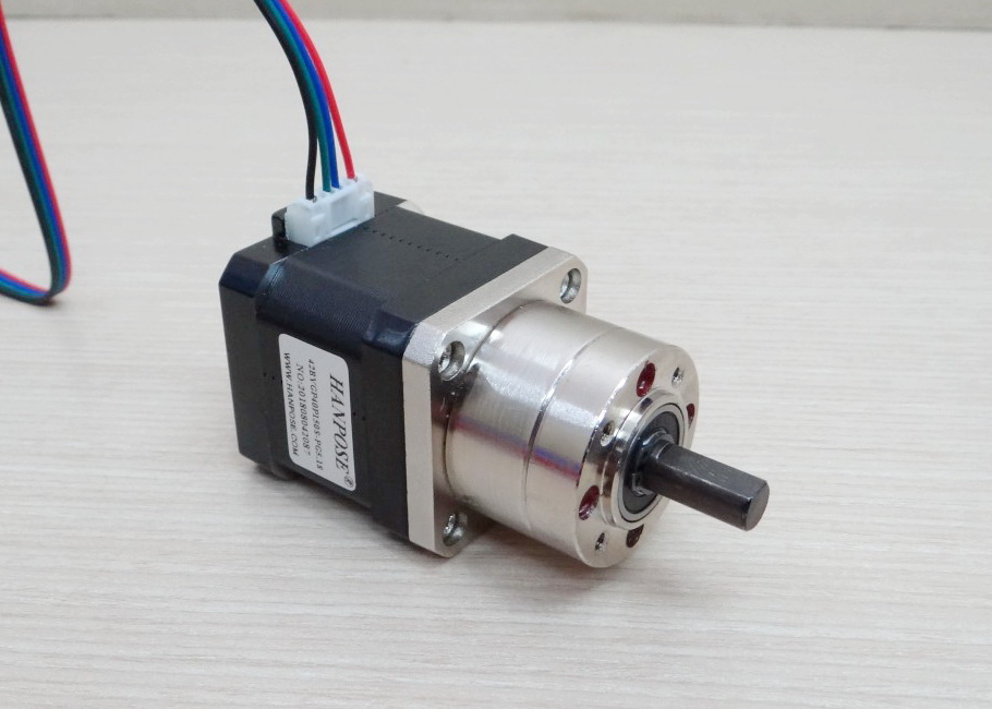 HANPOSE-Planetary Gearbox Ratio 5.18:1 Nema17 Stepper Motor (17HS4401S-PG5.18) - 2.07 N.m