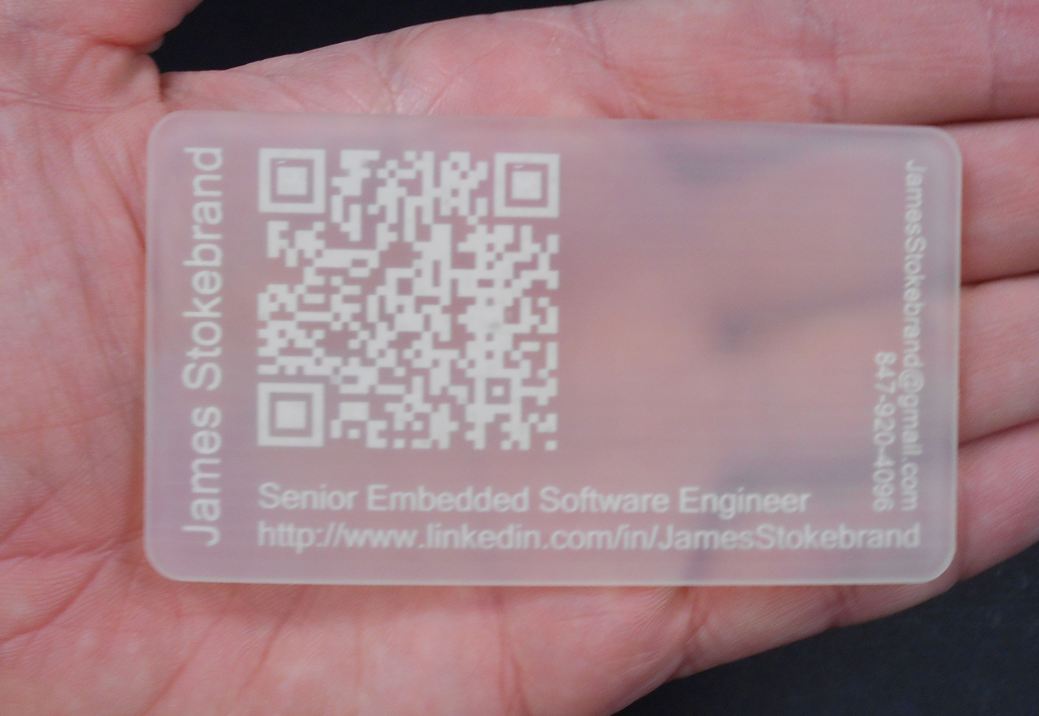 รับทำ Card Clear Sand surface บัตรใสผิวทราย