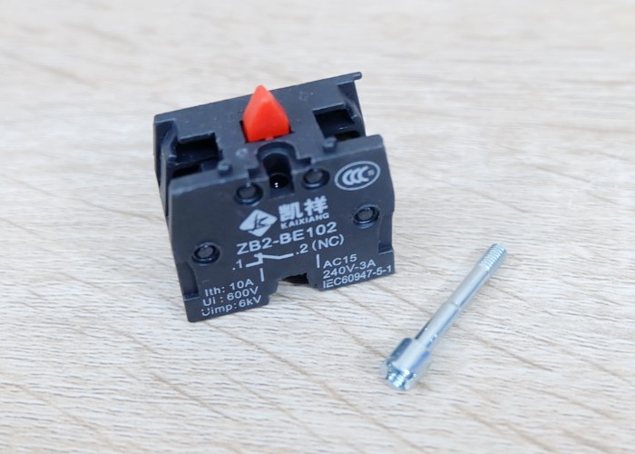 ZB2-BE102 (NC) XB2 Push Button Switch Contact Block (Silver Point)