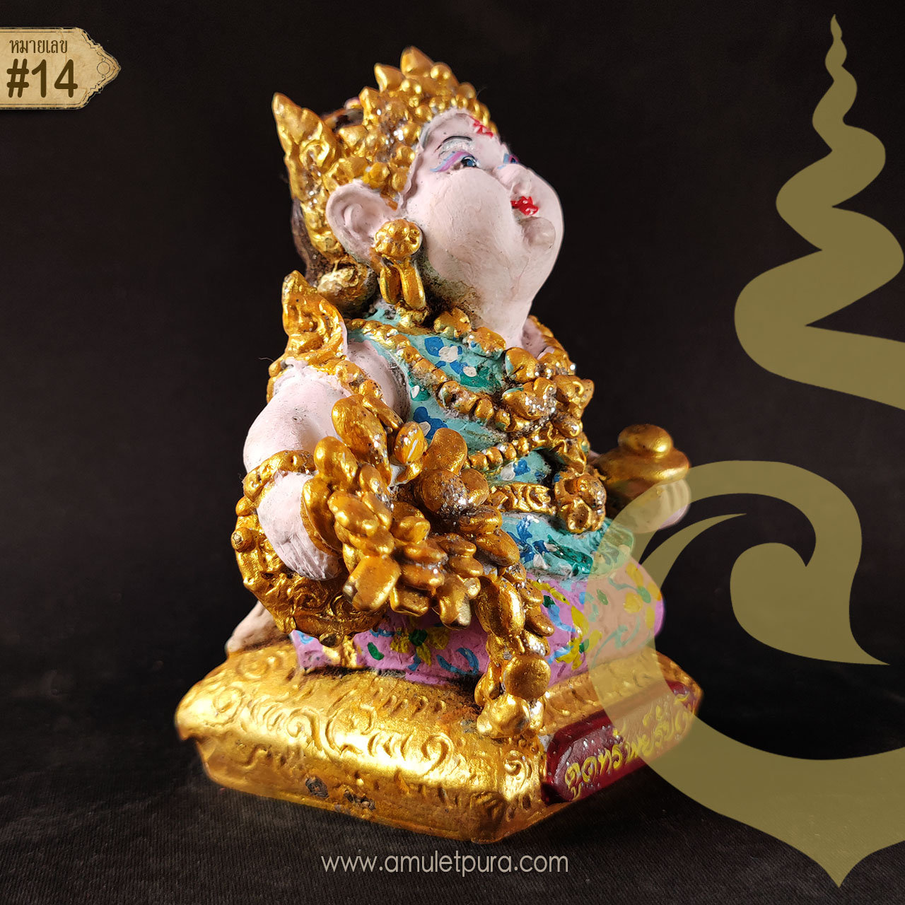 กุมารีดูดทรัพย์รับเงิน เพ้นสี นำฤกษ์ ขนาดบูชา ปี54 อาจารย์สุบิน นะหน้าทอง (หมายเลข 14)