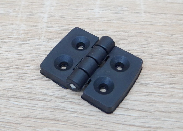 บานพับพลาสติกไนลอน Hinge for Alu-Profile 2020 ระยะรู 20x15 mm