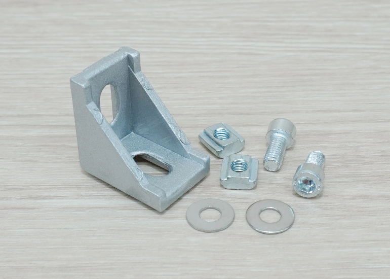 Bracket D28-A สำหรับ Series 20 Alu Profile + ชุดน็อตสกรู T-Nut M5 Series 20
