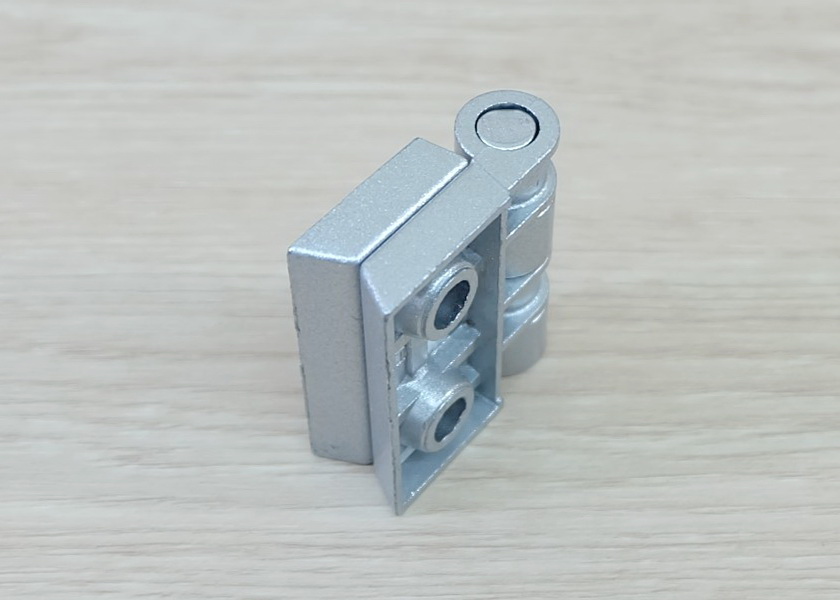 บานพับ Zinc Alloy Hinge for Alu-Profile 4040 ระยะรู 40x25 mm (สีเงิน)