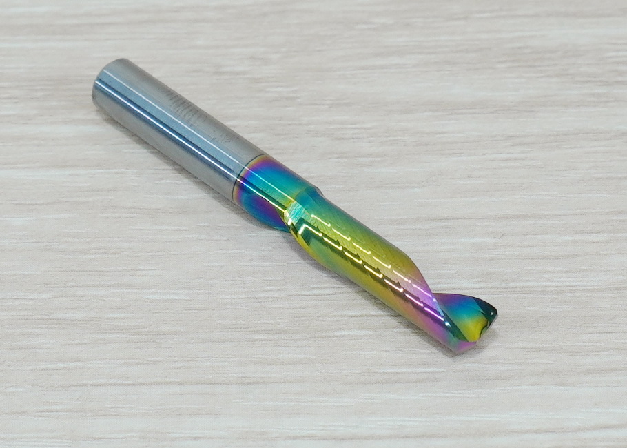 [เกรด 5A] - Single Flute DLC Coating 6x6x22 High Efficiency End Mill, Shank 6mm