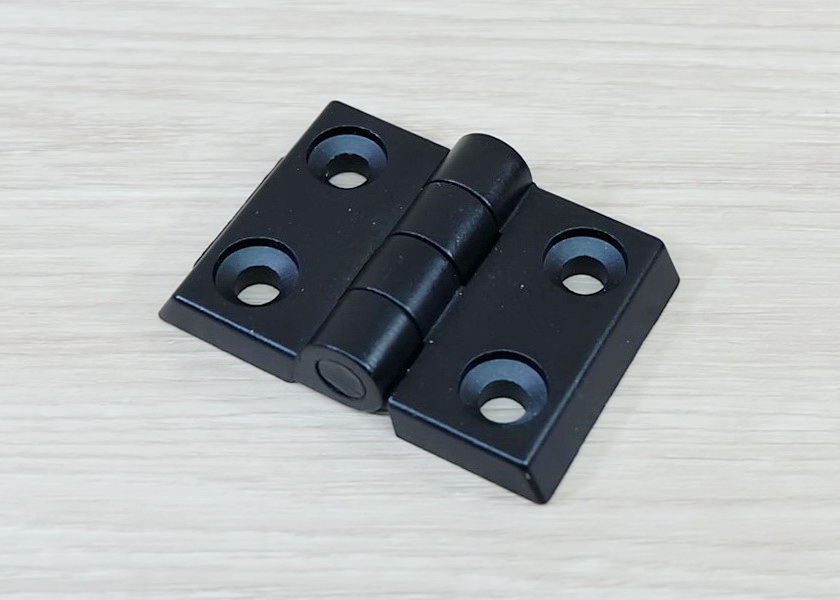 บานพับ Zinc Alloy Hinge for Alu-Profile 4040 ระยะรู 40x25 mm (สีดำ)