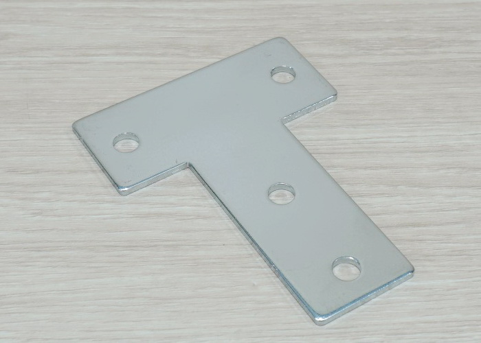 T-Shaped Steel Joint Plate 4-Hole สำหรับ Series 40 Alu-Profile