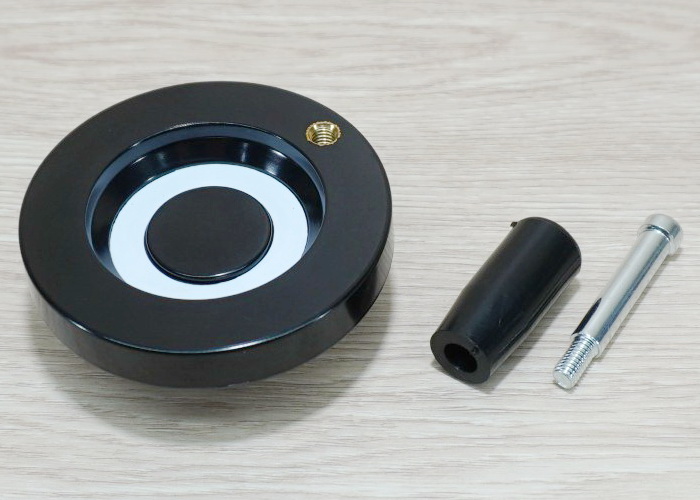 80mm Bakelite-Solid Handwheel with Coupling Bore 8mm