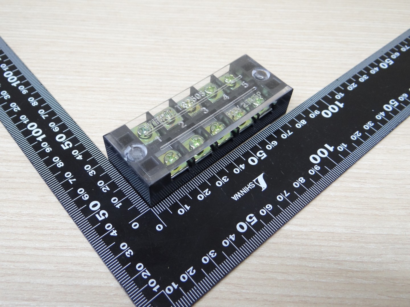 Terminal Blocks TB-2505 (600V 25A 5P) Patch Panel Wiring Row Junction Box