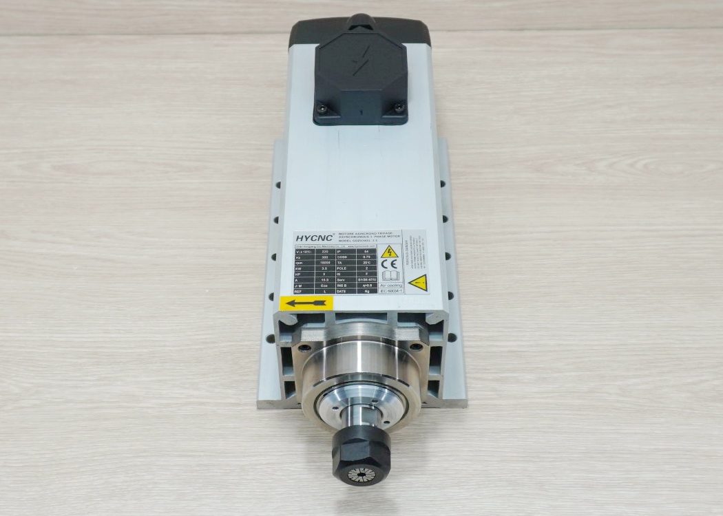3.5KW 220V ER20 Air Cooled Spindle Motor (GDZ93X82-3.5) Junction Box