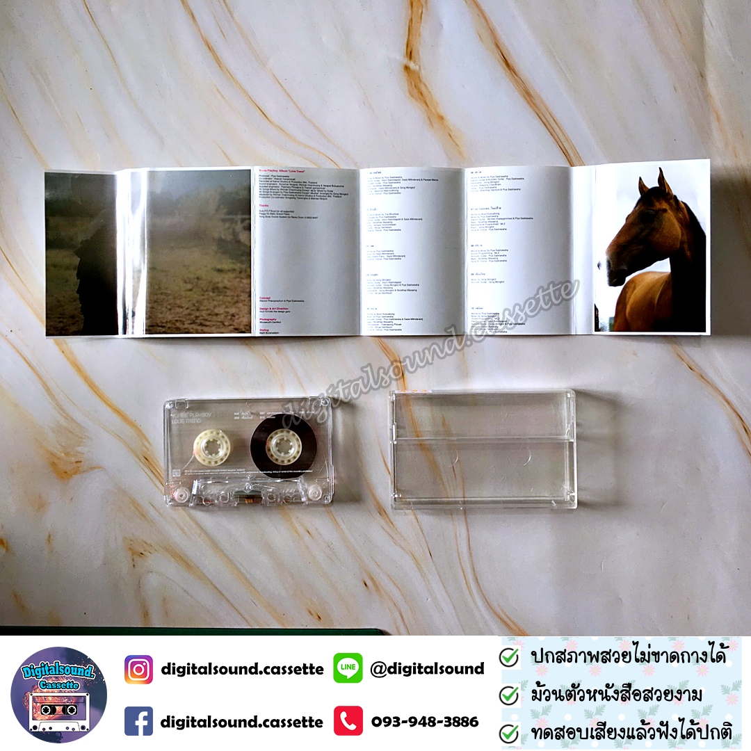 เทปเพลง เทปคาสเซ็ท โยคีเพลย์บอย Yokee Playboy อัลบั้ม Love Trend