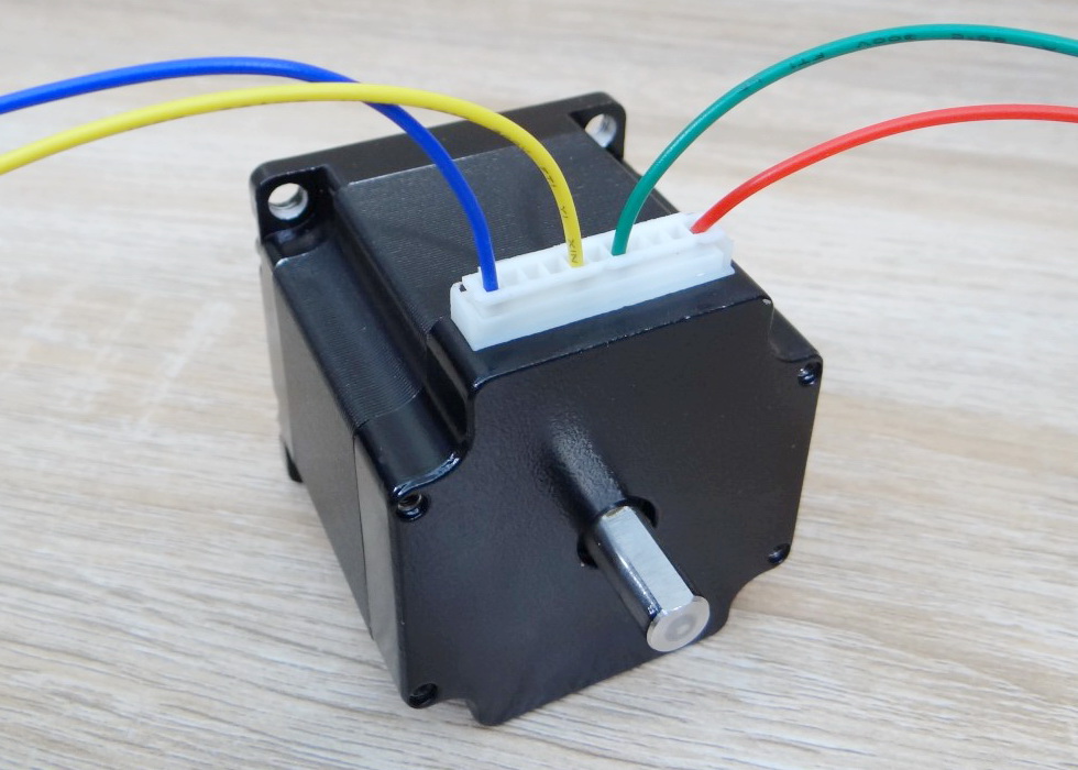 HANPOSE - Stepper Motor (Nema23) แรงบิด 1.26N.m 2.8A (23HS5628-SZ) Dual shaft 8mm