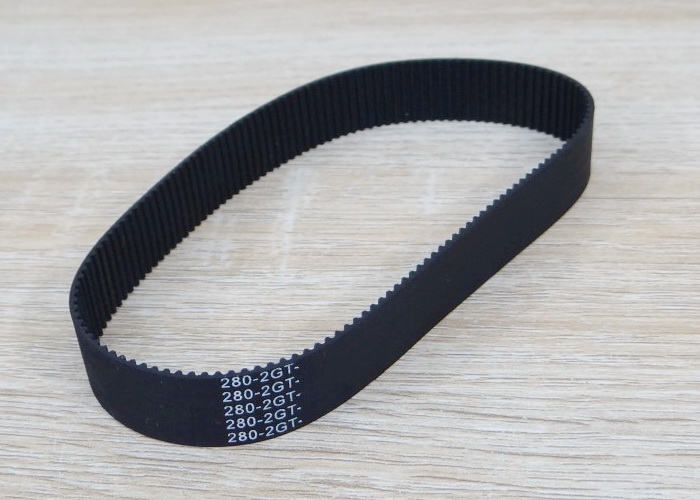 Belt closed loop rubber 280-2GT-15 (Closed-loop length 280mm, GT2 timing belt, width 15mm)