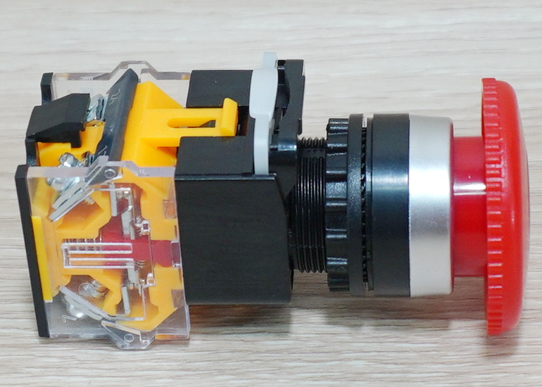 LA38-11ZS (STOP) Emergency Stop Push Button Switch (1NO/1NC) AC440V(Max)10A