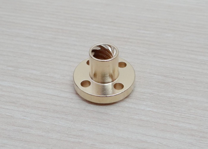 T8 Copper Nut Dia 8mm (Lead 14mm)