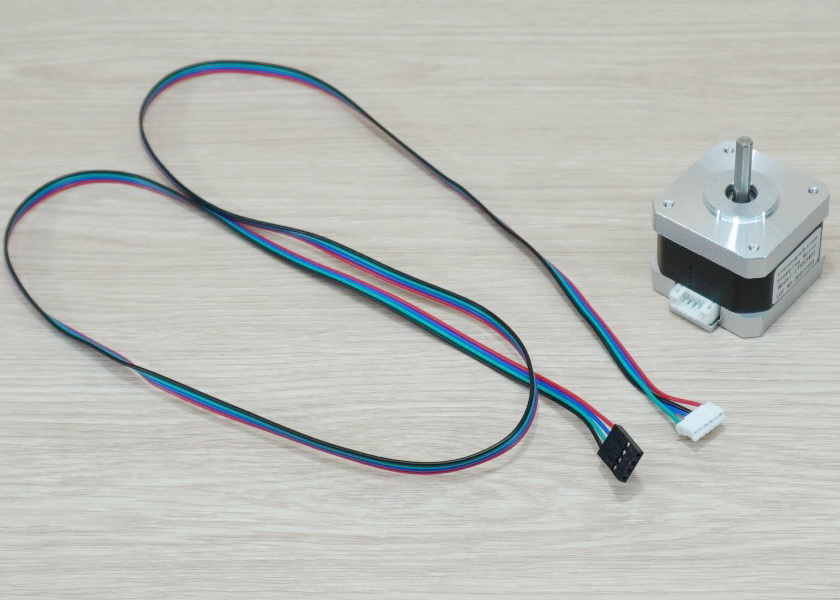 Usongshine - Stepper Motor (Nema17) แรงบิด 48 N.cm 1.5A (17HS8401) Silver End