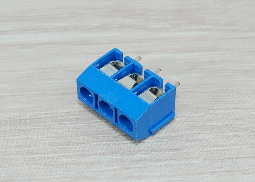 KF301- 3P Blue Terminal Block (5.08-301-3P) (ชุด 10 ตัว)