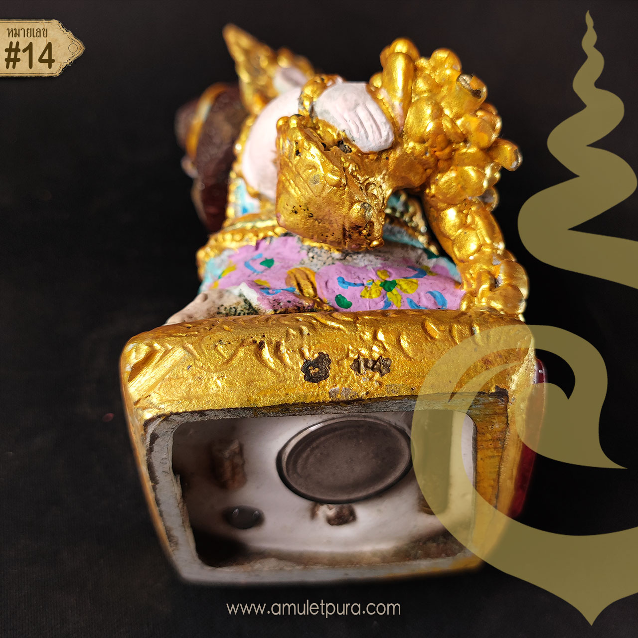 กุมารีดูดทรัพย์รับเงิน เพ้นสี นำฤกษ์ ขนาดบูชา ปี54 อาจารย์สุบิน นะหน้าทอง (หมายเลข 14)