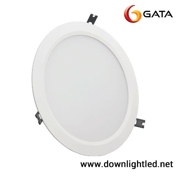 ดาวน์ไลท์LED 20w หน้ากลม 8นิ้ว ยี่ห้อ GATA (แสงส้ม)